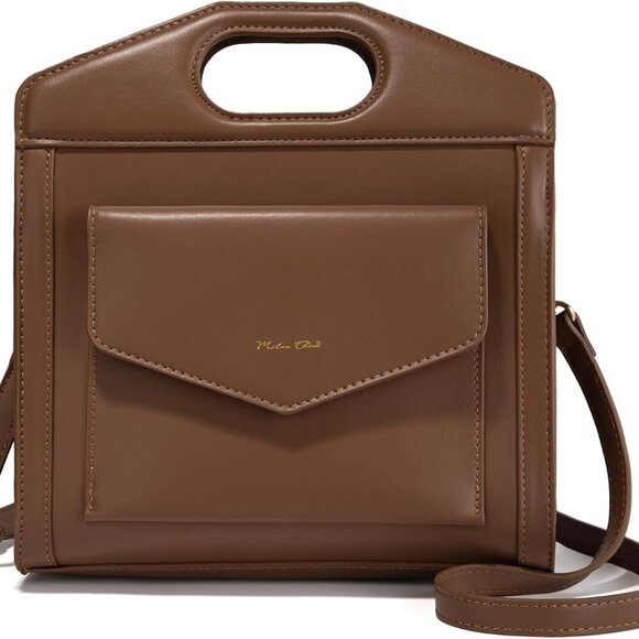 Crossbody Purses for Women Vintage Mini Satchel Pocket Tote Bag - Picture 1 of 7